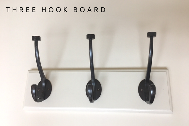 Three Hook Board