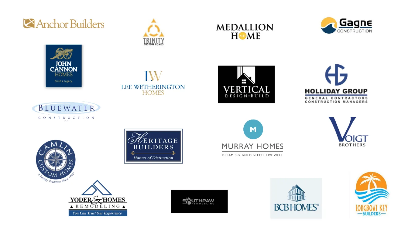 CFD Builder Partners List of custom home builders partnered with Carefree Design Center