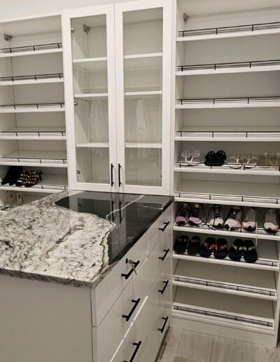 Walk in Closet designed by Carefree Design Center in Sarasota FL