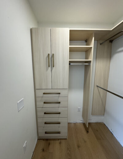 Walk in Closet designed by Carefree Design Center in Sarasota FL